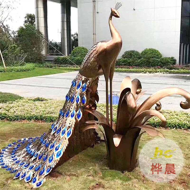 仿真綠雕制作園林景觀大型擺件不銹鋼雕塑制作廣場公園動(dòng)植物雕像