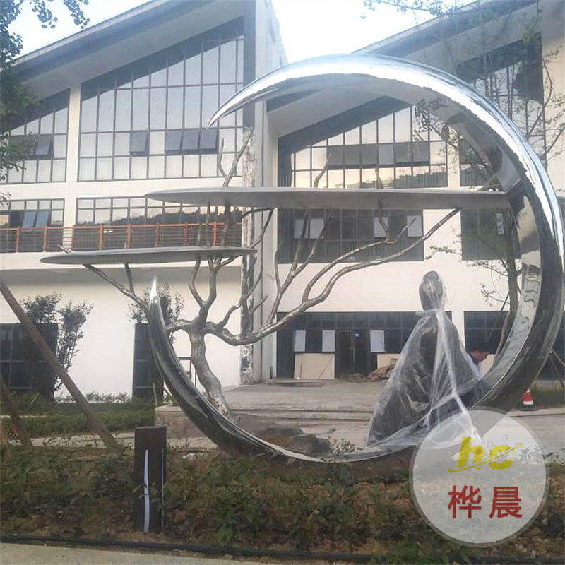 雕塑不銹鋼雕塑戶外園林校園城市創(chuàng)意抽象景觀擺件廣場不銹鋼雕塑